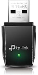 TP-Link AC1300 USB WiFi Adapter(Archer T3U)- 2.4G/5G Dual Band Wireless Network Adapter for PC Desktop, MU-MIMO WiFi Dongle, USB 3.0, Supports Windows 11, 10, 8.1, 8, 7, XP/Mac OS X 10.9-10.14