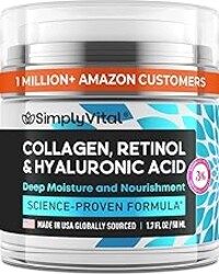 Anti-Aging Face Moisturizer with Retinol, Collagen & Hyaluronic Acid - Moisturizer Face Cream for Women & Men - Visibly Firming & Hydrating Neck Cream - Day & Night Skin Care - 1.7 fl oz