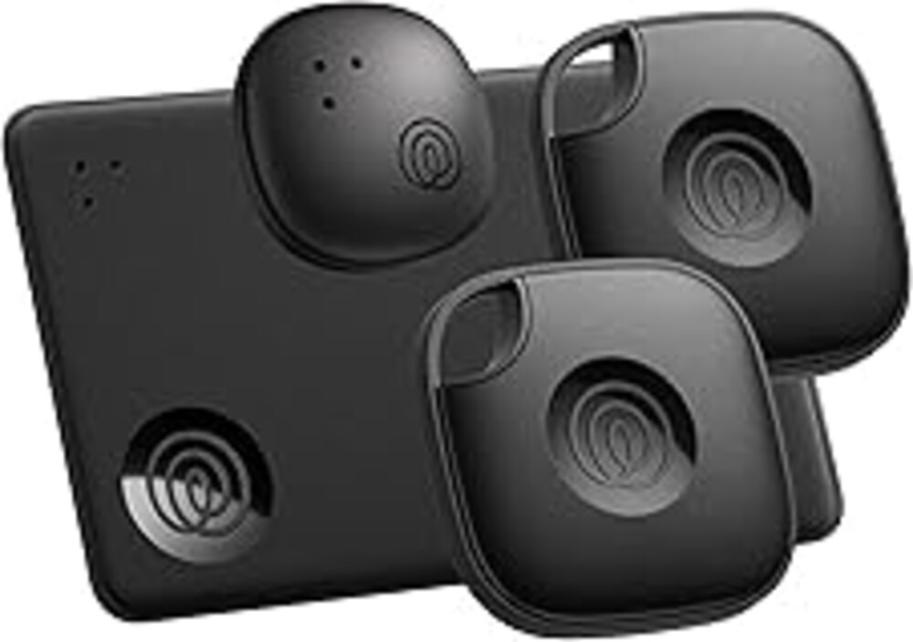 Life360 Tile Essentials - Bluetooth Trackers & Item Locators for Keys, Wallets, Remotes & More; Easily Find All Your Things. Both iOS and Android Compatible. 4-Pack (Mates/Slim/Sticker)