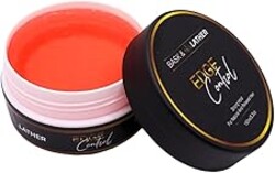 BASK & LATHER Strong Hold Edge Control Gel with Castor Oil, Non-Greasy, Non-Flaking, No White Cast, Long Lasting, Supports Hair Growth, Natural Formula, For All Hair Types, 5.3 Fl Oz
