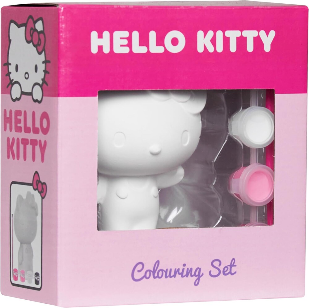 Hello Kitty Paint Your Own Plaster Figure Set for Girls Teenagers DIY Crafts Art Set Activity - Kawaii Gifts for Girls