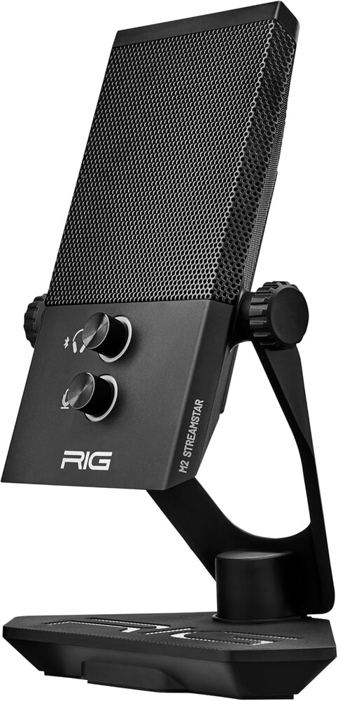 RIG M2 STREAMSTAR PRO HD | Wired USB Streaming Microphone with 24-Bit DAC and Bluetooth Low Latency aptX HD Audio