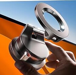 LISEN for MagSafe Car Mount [3800gf Strong Magnet & 90+LBS Suction] 360° Adjustable Vacuum Magnetic Phone Holders for Your Car, for iPhone 17 Pro Max 16 15 14 13 12 Plus Air for All Smartphones