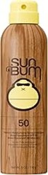 Sun Bum Original SPF 50 Sunscreen Body Spray - Broad Spectrum Moisturizing Sunscreen with Vitamin E - Hawaii 104 Act Compliant (Made without Octinoxate & Oxybenzone) - 6 oz