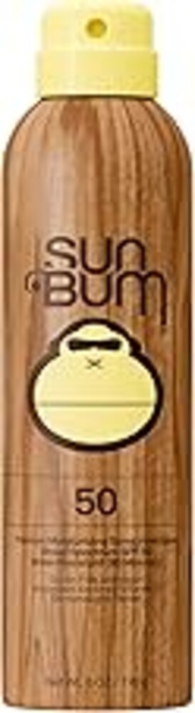 Sun Bum Original SPF 50 Sunscreen Body Spray - Broad Spectrum Moisturizing Sunscreen with Vitamin E - Hawaii 104 Act Compliant (Made without Octinoxate & Oxybenzone) - 6 oz
