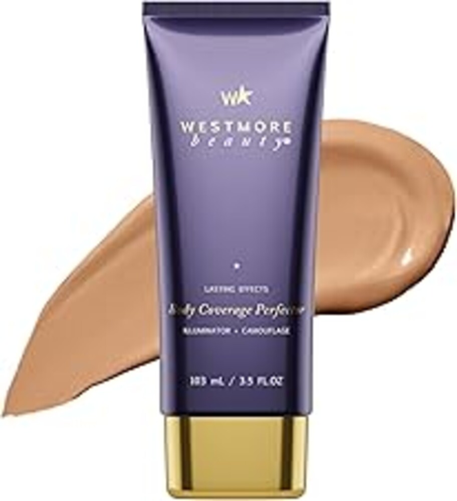 Westmore Beauty Body Coverage Perfector – Waterproof Leg & Body Makeup/Bronzer For Women - Best Tattoo Cover Up Makeup & Tattoo Concealer - 3.5 Oz Natural Radiance