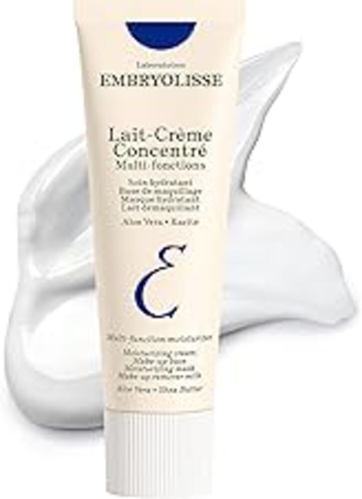 Embryolisse Lait-Crème Concentré, Multifunction Daily Face Moisturizer and Makeup Primer, Suitable for All Skin Types. French Face Cream With Shea Butter & Aloe Vera