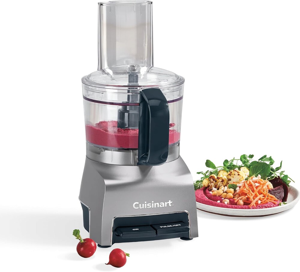Cuisinart 5‑Cup Chop & Shred Food Processor, Compact Food Chopper, Easy‑Store Design, Silver FP-5