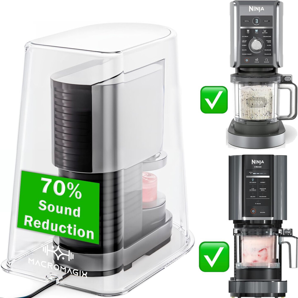 Oversized Sound Reducing Blender Cover – Compatible with Ninja Creami (All Model