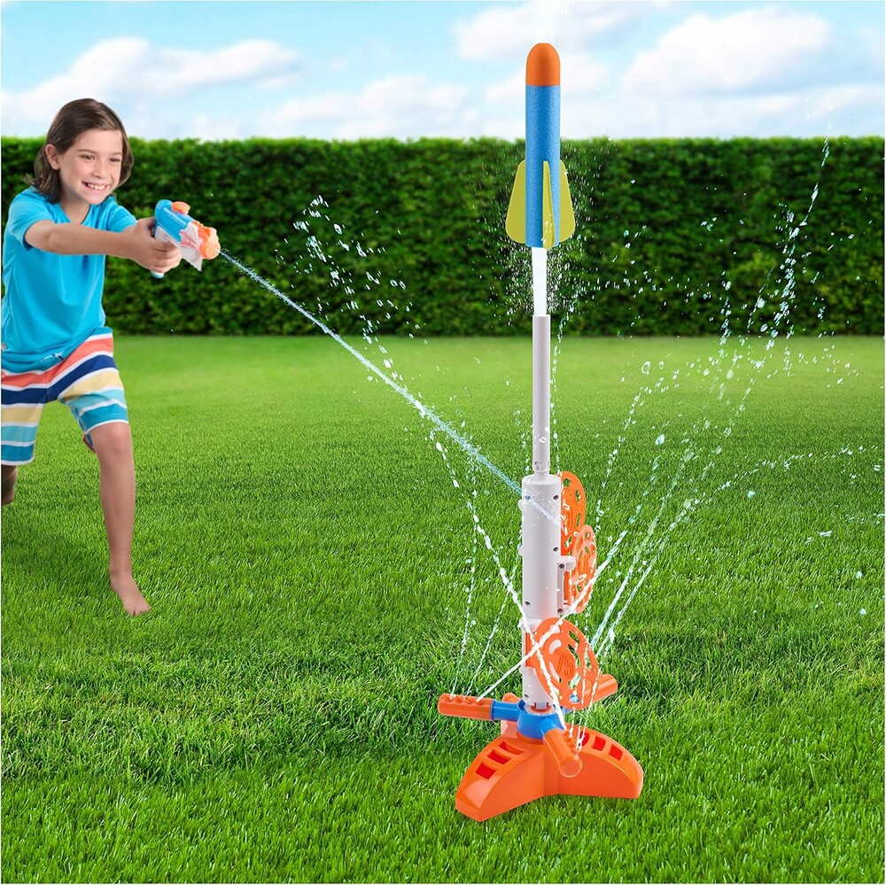 NERF Super Soaker SkyBlast Target Sprinkler for Kids Outdoor Play – Summer Water Games