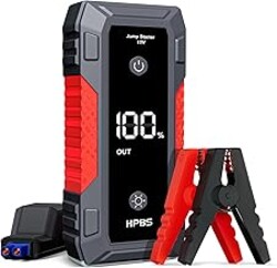 HPBS H50 Jump Starter - 5000A Jump Starter Battery Pack for Up to 10.0L Gas and 8.0L Diesel Engines, 12V Car Battery Jumper Starter Portable with 3.0" LCD Display, Jump Box