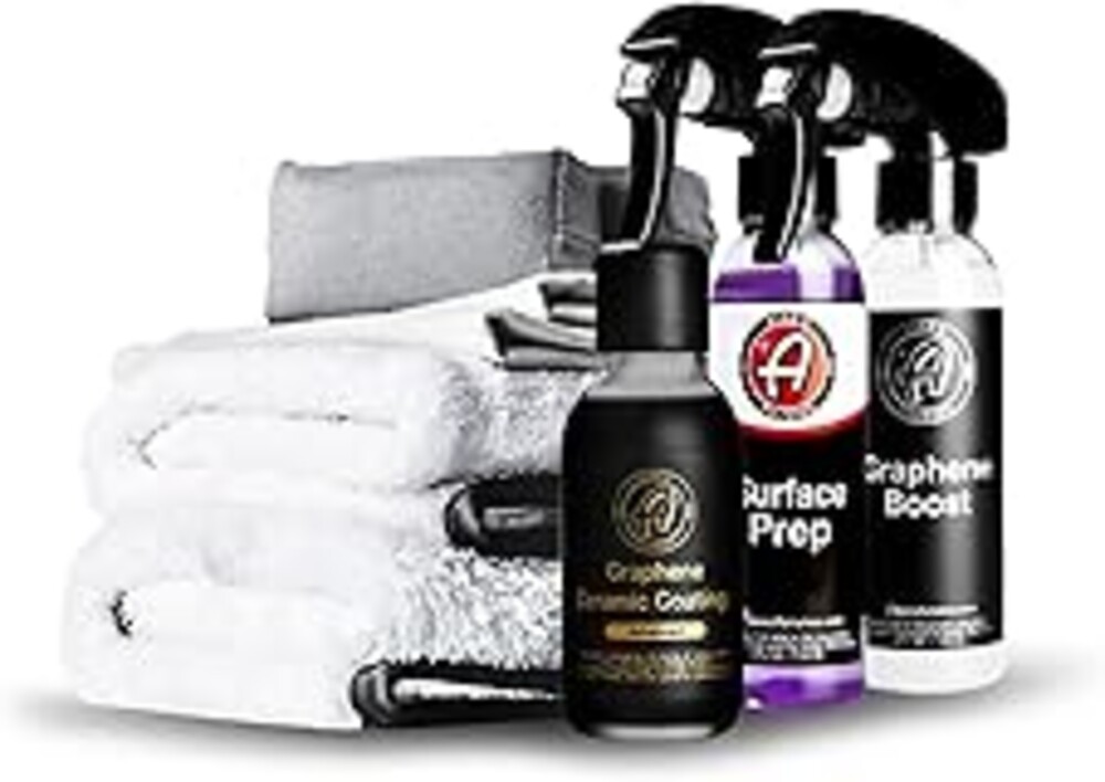 Adam's Advanced Graphene Ceramic Coating (Standard Kit) - 10H Graphene Coating for Auto Detailing, 9+ Years of Car Protection & Patented UV Technology