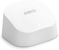Amazon eero 6 mesh wifi add-on extender - Add up to 1,500 sq. ft. of Wi-Fi 6 coverage. Required eero mesh wifi system not inc