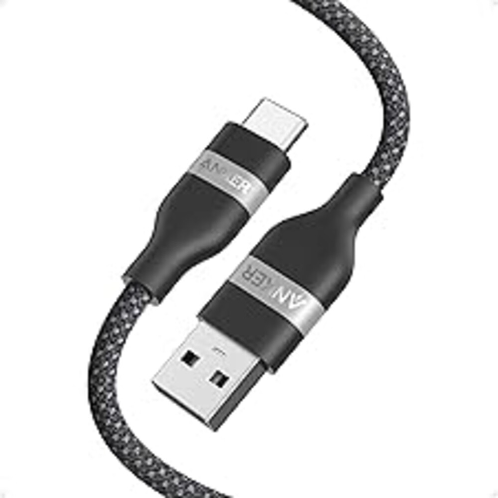 Anker Car Carplay Cable for iPhone 17 16 Pro Max Plus, Upcycled Braided USB A to USB C Car Charger Cord for Samsung Note20 and More (3FT, Black)