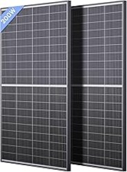Callsun N-Type 16BB 400W Bifacial Solar Panel, 2Pcs 200 Watt Solar Panel 12V, 25% High Efficiency, Dual-module Parallel Anti-Shade Design, for RV Van Marine Home Rooftop Off-Grid Systems (2 Pack 200W)