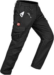 CNBQDD Mens Work Pants Cargo Tactical Construction for Men Ripstop Water Repellent Lightweight Outdoor Hiking with Pockets