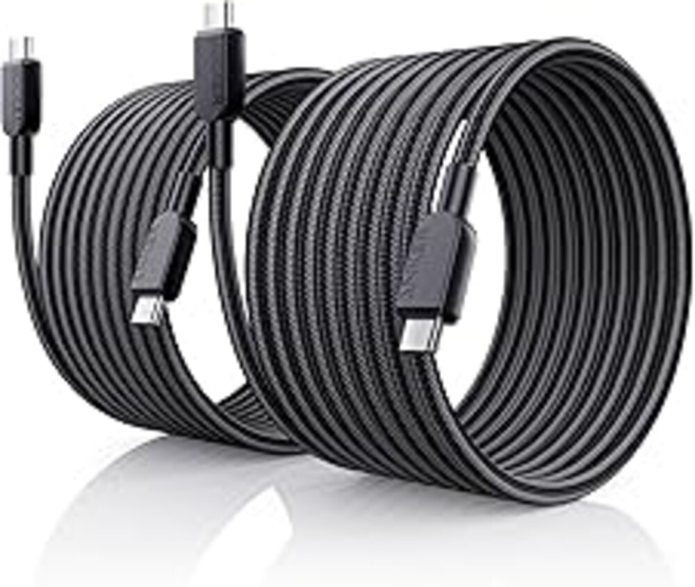 Anker USB C to USB C Cable (2Pack, 10FT),240W Type-C Fast Charging Cord for iPhone 17/16 Series,MacBook Pro 2020,iPad Air 4 and More (Black)