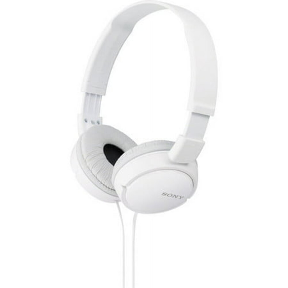 Sony MDR-ZX110 Wired On-Ear Headphones, White
