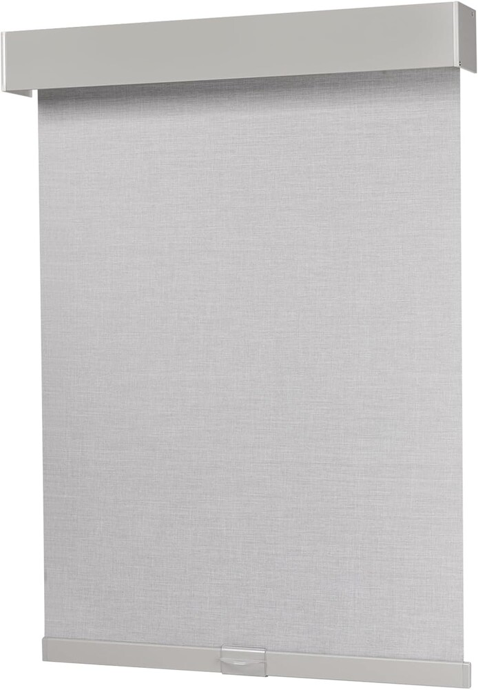Blackout Roller Shades, Cordless Blinds with Valance, Window Shades for Home, Door Blinds, Thermal Insulated, Double-Sided Linen Day and Night Window Shades (36" W x 72" H, Light Gray)