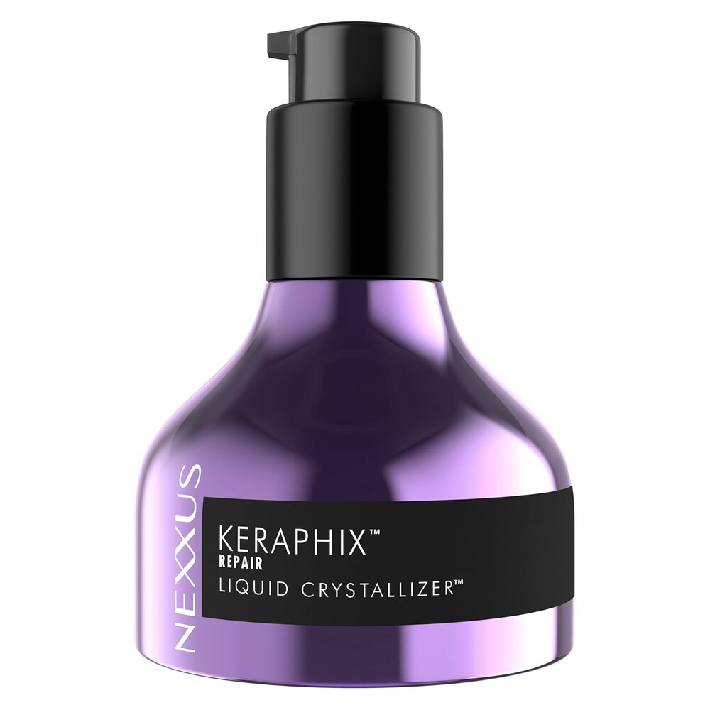 Nexxus KERAPHIX Liquid Crystallizer Hair Strengthening Treatment Reconstructive Leave-In For Damaged Hair Powered by KRT Keratin Resistance Therapy with Liquid Crystal Amino Acids 3.3 fl oz
