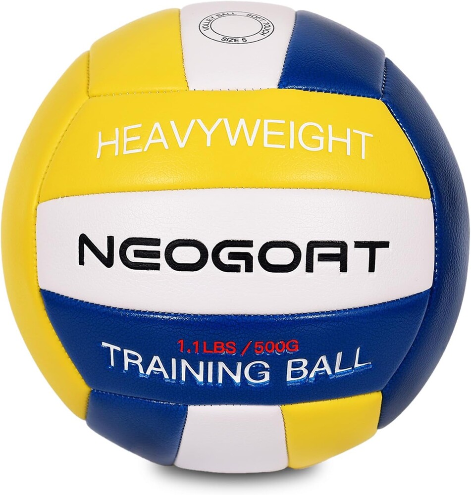 1.1LBS Weighted Heavy Volleyball For Setters Serve Trainer Setter Weighted Volleyball Training Equipment Size 5 Soft PU Leather, Durable for in&Outdoor Training, Perfect for Setting, Rebounders