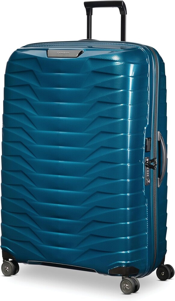 Samsonite Proxis X-Large Hardside Luggage with Dual Spinner Wheels - Innovative Roxkin™ Lightweight Shell With Ultimate Durability- Includes TSA Lock, Ergonomic Telescoping Handle - Petrol Blue