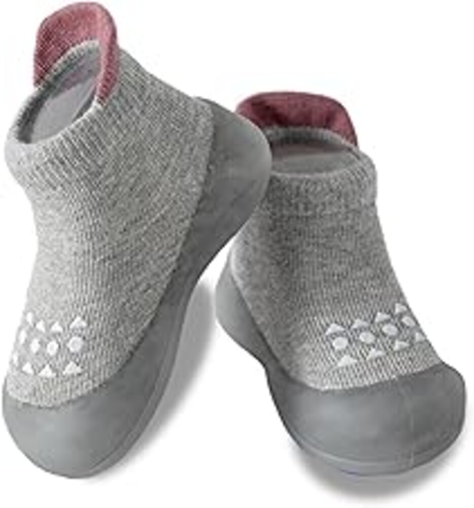 Hstyle Baby Sock Shoes Toddler Walking Shoes Infant Non-Slip Slippers Soft Rubber Sole Sneakers for Baby Boys Girls