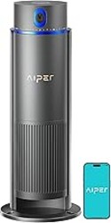 Aiper IrriSense 2 Smart Irrigation System, 4-in-1 Multi-Zone Watering Device, App Control, Smart Scheduling, Garden Sprinkler with Rain Sensor, for Lawns up to 4,800 sq.ft.-Gray