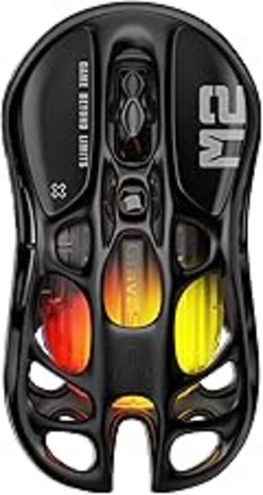 GravaStar Mercury M2 Wireless Gaming Mouse with 26,000 DPI, PAW3395DM Sensor -79g Lightweight Hollowed-Out Design -5 Programmable Buttons -5 Dynamic Lightsync RGB