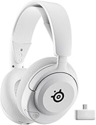 SteelSeries Arctis Nova 5P Wireless Multi-System Gaming Headset — White — Neodymium Magnetic Drivers — 100+ Audio Presets — 60 HR Battery — 2.4GHz or BT — Gen2.X Mic — PS5, PS4, PC, Switch, Mobile