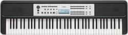 Yamaha YPT-W320 76 Touch Sensitive Key Portable Keyboard for Beginners with Music Rest, Power Adapter