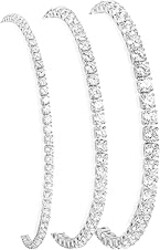 925 Sterling Silver Bracelets for Women Stack, Trendy Tennis Bangle Cuff Jewelry Set 14K Gold Plated, Adjustable Bracelet Set for Wrist Essentials, Women Fashion Watch Band Acecessories