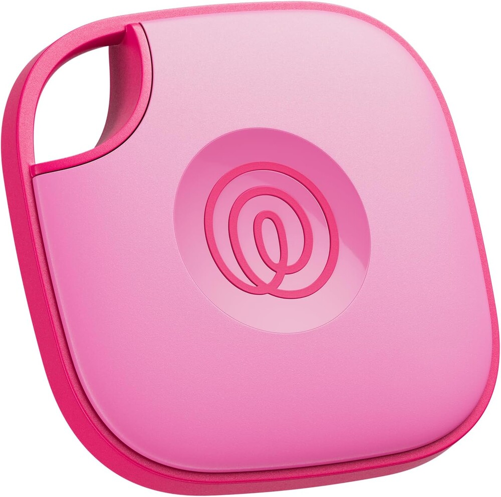 Life360 Tile - Bluetooth Tracker, Keys Finder and Item Locator for Keys, Bags and More. Phone Finder. Both iOS and Android Compatible. 1-Pack (Pink Punch)