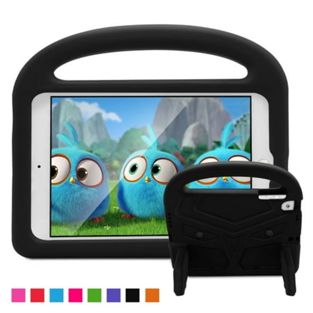 Kids Case for iPad 9.7 2018 2017 / Air 1/2 / Pro 9.7, Shockproof Convertible Silicone Handle Stand Protective Boys Girls Cover for Apple iPad 6th / 5th Gen, iPad Air 1/2, iPad Pro 9.7, Black