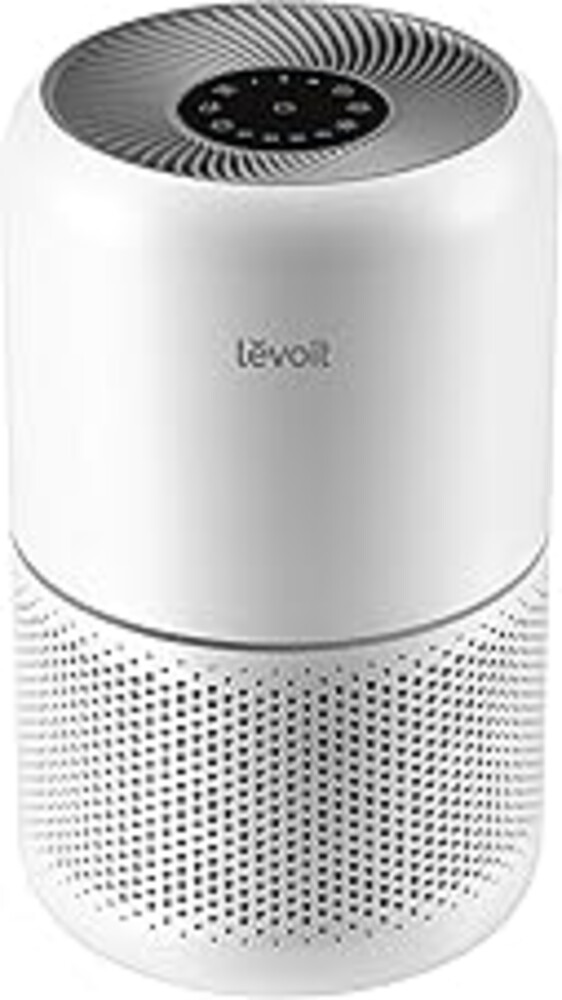 LEVOIT Air Purifier for Home Allergies Pet Hair in Bedroom, Covers Up to 1073 ft² by 56W High Torque Motor, AHAM VERIFIDE, 3-in-1 Filter with HEPA Sleep Mode, Remove Dust Smoke Odor, Core300-P, White