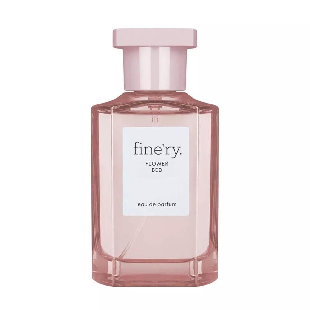 Fine'ry Flower Bed Peony Apple Perfume for Women & Girls - Lush Peony, Green Apple & Blooming Jasmine - Floral, Fresh, Full Size, Long-Lasting Hair & Body Cologne Parfum Fragrance (60mL)