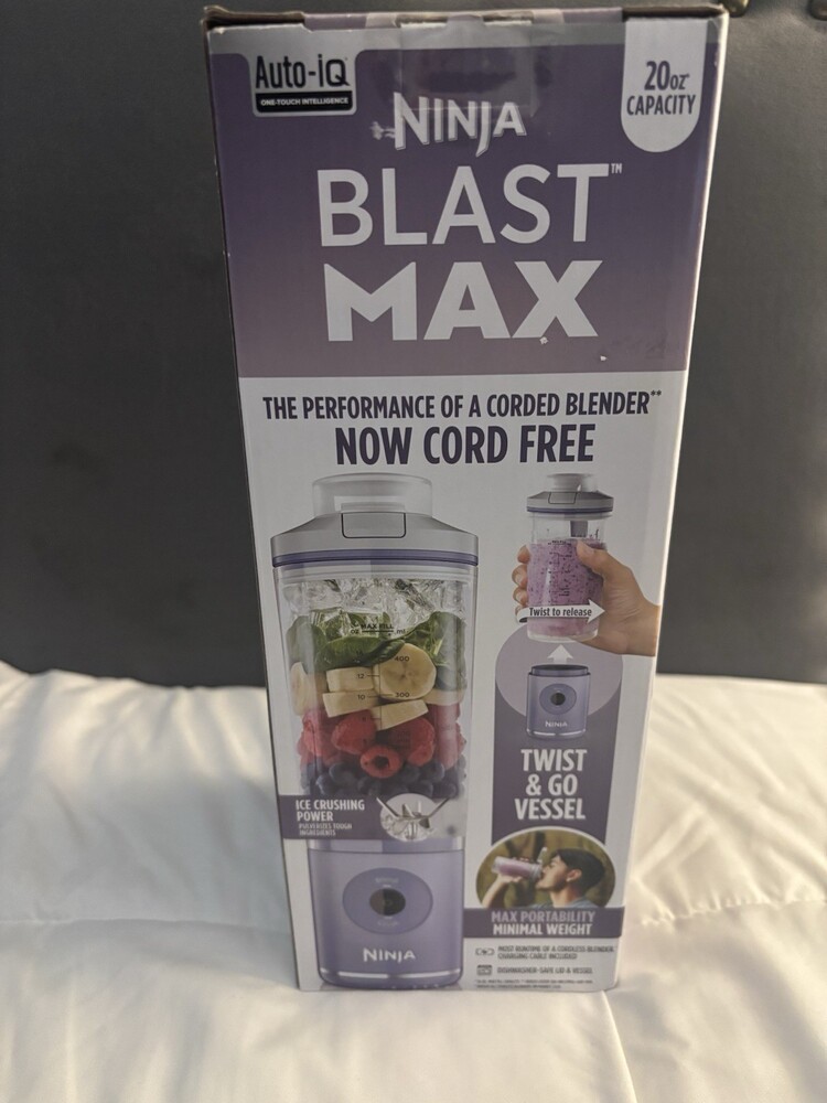 BRAND NEW Ninja Blast Max Portable Blender + Twist & Go, Personal Blender  20oz