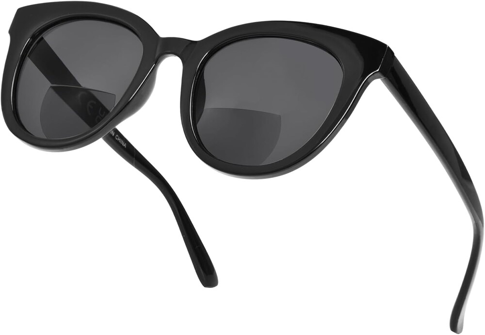 OPTOFENDY Bifocal Reading Sunglasses for Women Fashion Cat Eye Sun Readers UV400 Protection Outdoor Reading Sunglasses
