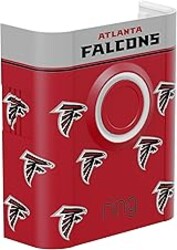 All-New Limited Edition, Official NFL Faceplate for Ring Doorbells - Video Doorbell 3, Video Doorbell 3 Plus, Video Doorbell 4, Battery Doorbell Plus, and Battery Doorbell Pro | Atlanta Falcons