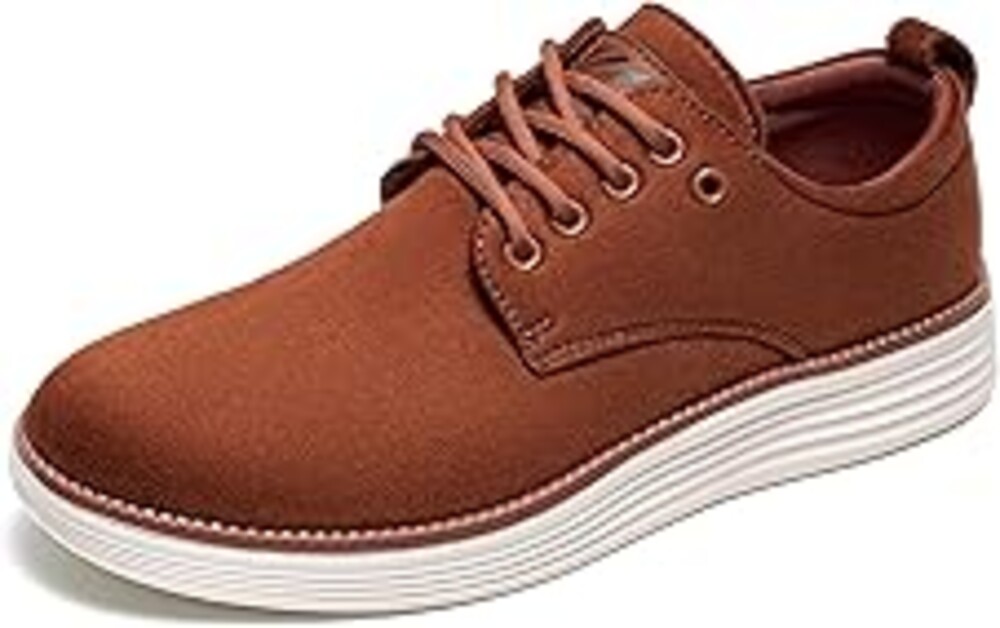 Larwen Oxford Shoes for Men Dress: Comfortable Formal Business Lace Up Walking Wedding Office Working Driving Shoe