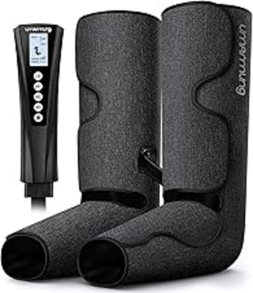 UMARMUNG Mothers Day Gifts for Mom, Wife, Women, Air Compression Leg Massager with Heat, Calf Foot Massager Fathers Day Dad Gifts for Husband, Men, Christmas, Edema, Muscle Fatigue, Cramps, Swelling