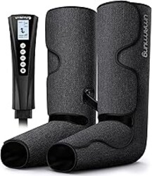 UMARMUNG Mothers Day Gifts for Mom, Wife, Women, Air Compression Leg Massager with Heat, Calf Foot Massager Fathers Day Dad Gifts for Husband, Men, Christmas, Edema, Muscle Fatigue, Cramps, Swelling