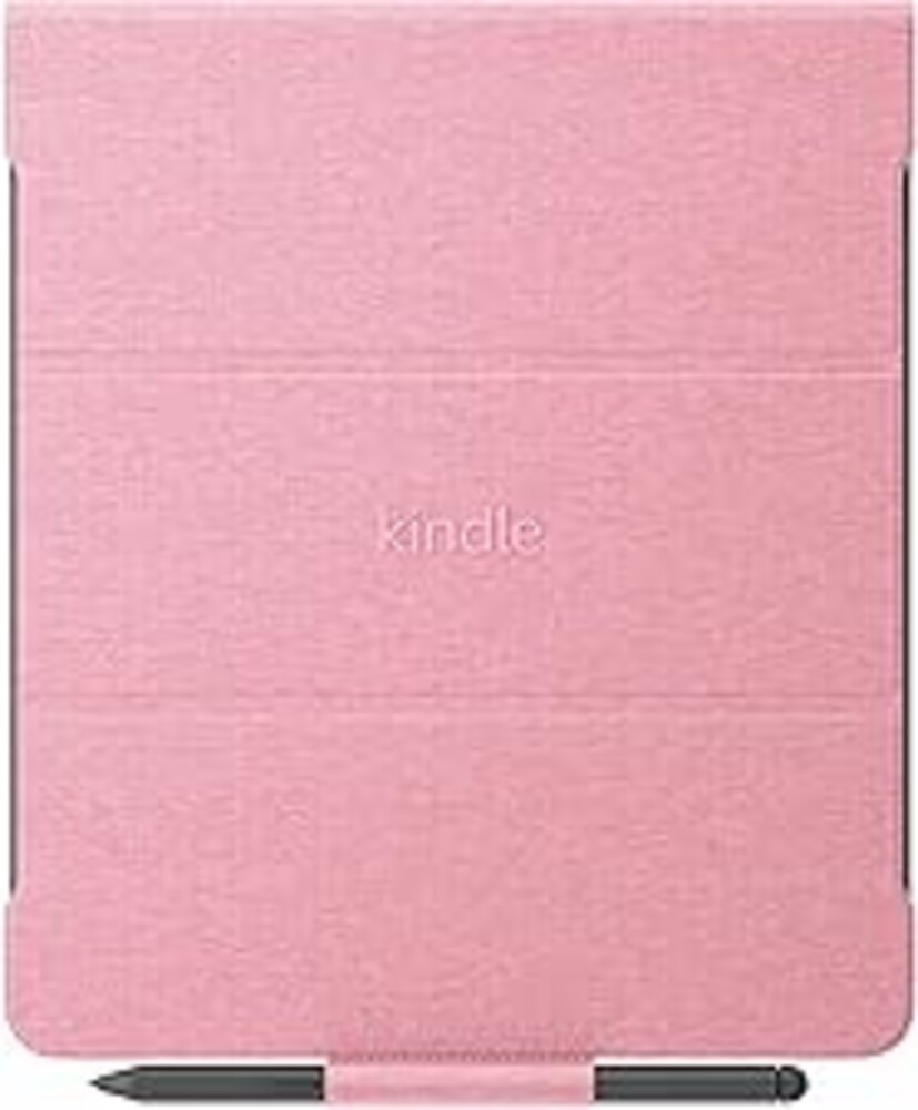 Amazon Kindle Scribe Fabric Folio Cover with Magnetic Attach, Sleek Protective Case - Rose