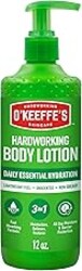 O'Keeffe's Hand and Body Lotion with Glycerin and Shea Butter - 12 oz Pump (1 Pack) - Daily Essential Hydration, Heals & Relieves Extremely Dry Skin