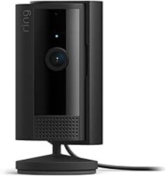 Ring Indoor Cam, Home or business security in 1080p HD video, 2-pack, Black