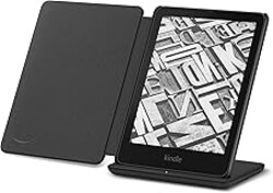 Amazon Kindle Paperwhite Bundle: Includes, Amazon Kindle Paperwhite Signature Edition 32GB | Black, Premium Leather Cover | Walnut & Wireless Charging Dock