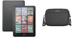 Amazon Kindle Colorsoft Signature Edition Bundle: Bundle Includes Amazon Kindle Colorsoft Signature Edition 32GB | Metallic Black and Sling Bag | Cinder
