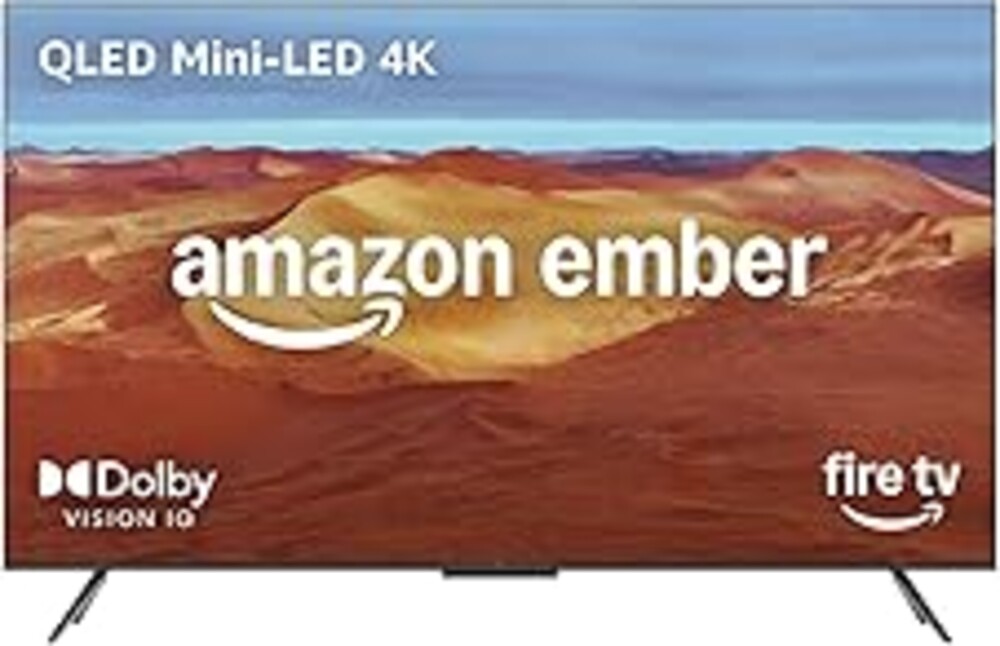 Amazon Ember 85" Mini-LED Series with Fire TV (newest model), QLED 4K UHD smart TV, Dolby Vision IQ, 144hz gaming mode, Ambient Experience, find shows faster with Alexa+