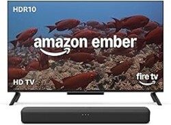 Amazon Ember 32" 2-Series with Fire TV (newest model) with Fire TV Soundbar