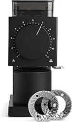 Fellow Ode Gen 2 64mm Flat Burr Coffee Grinder, Single Dose, 31 Grind Settings, Electric, Stainless Steel, Quiet & Anti-Static for Pour Over, French Press & Cold Brew – Matte Black